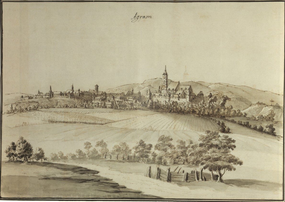 Veduta. Zagreb, 1729. (1738.) godine, M.A.Weiss